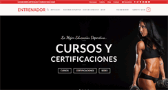 Desktop Screenshot of entrenadorpro.com