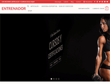 Tablet Screenshot of entrenadorpro.com